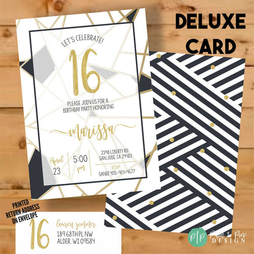 13th Birthday Invitations