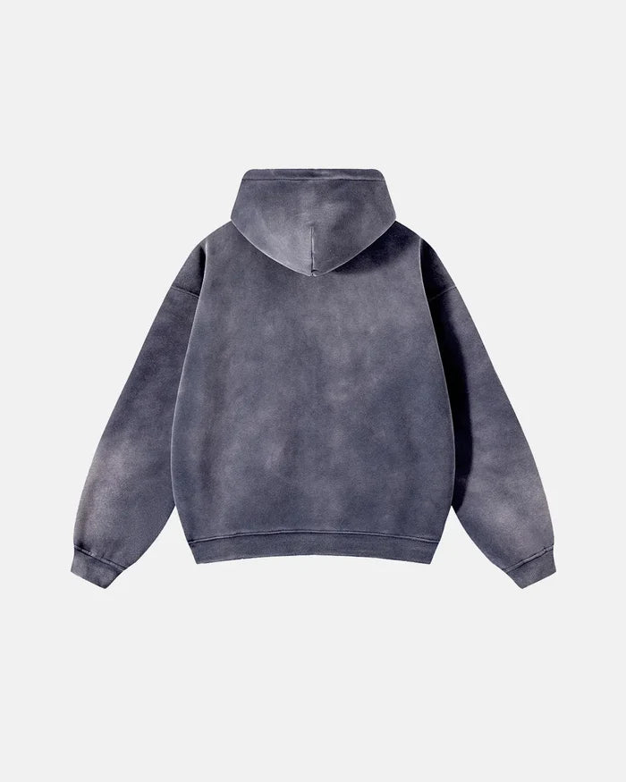 Acid Washed Zip Up Hoodies | Inflation Streetwear
