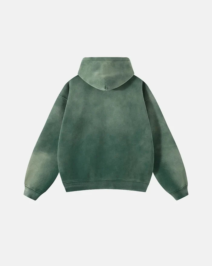 Acid Washed Zip Up Hoodies | Inflation Streetwear