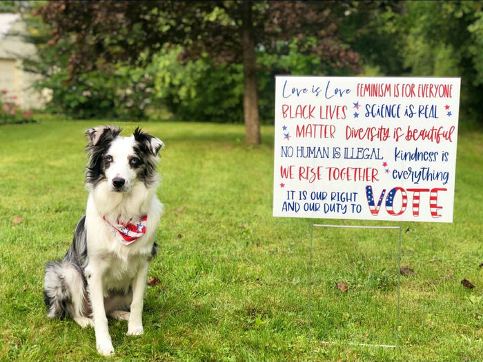 Anti-Racism Human Rights Yard Sign