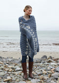 Aran Sailing Blanket | Blue