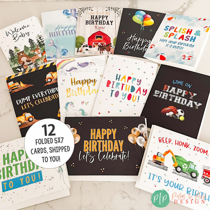 Birthday Card Variety Pack