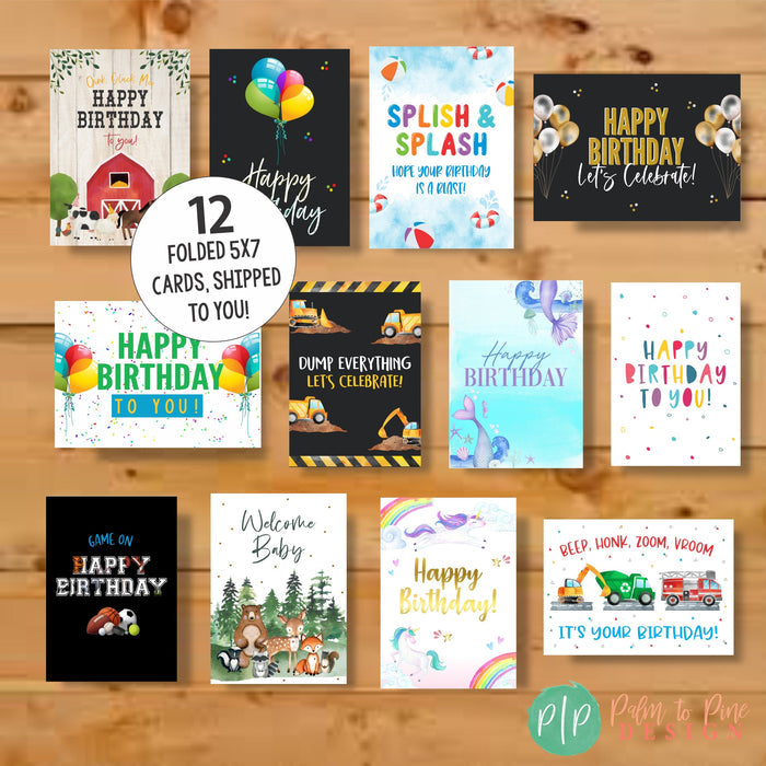 Birthday Card Variety Pack