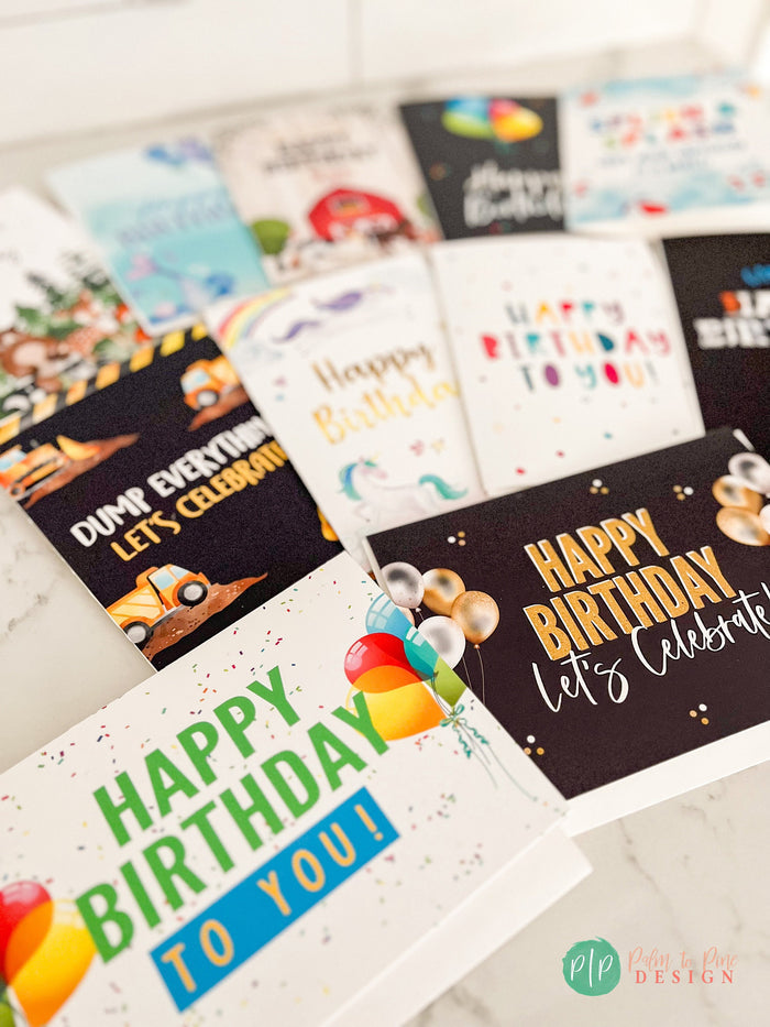 Birthday Card Variety Pack
