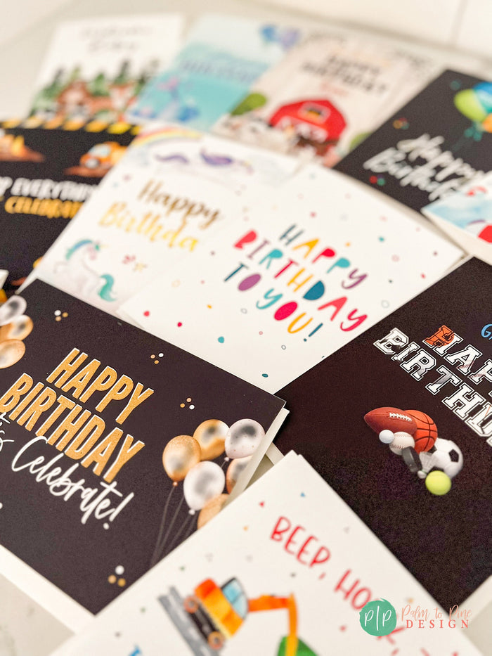 Birthday Card Variety Pack