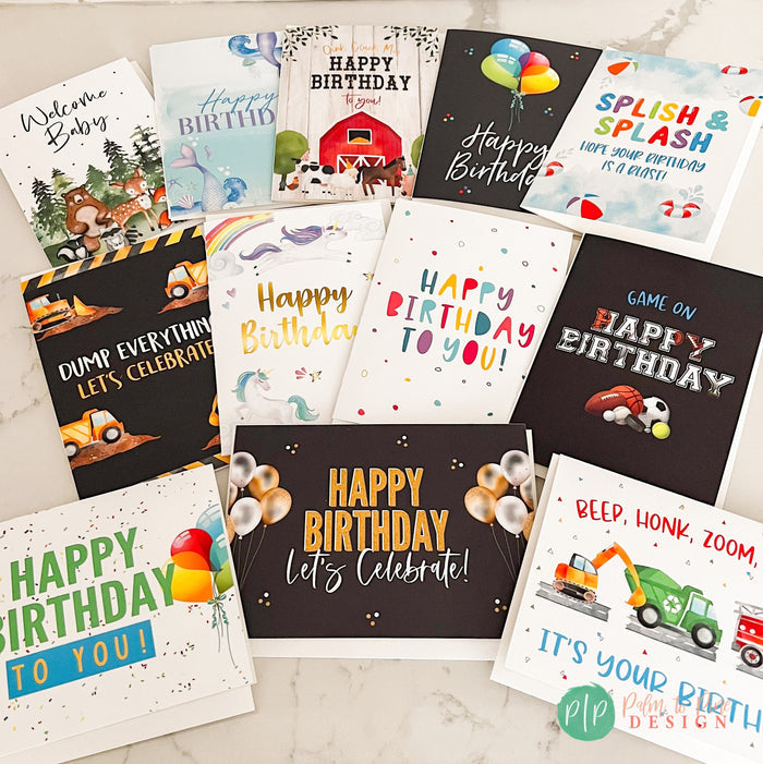 Birthday Card Variety Pack