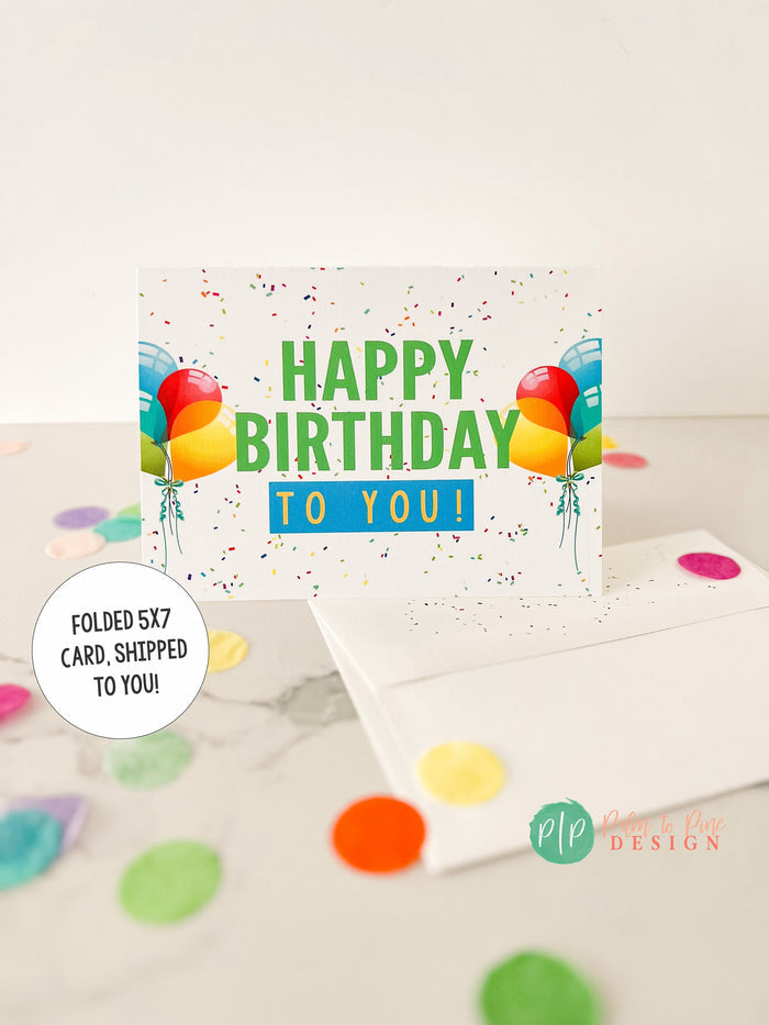 Birthday Greeting Card