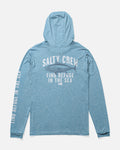 Bitmap Hood Sunshirt - Blue Heather