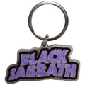 Black Sabbath Purple Logo Keychain