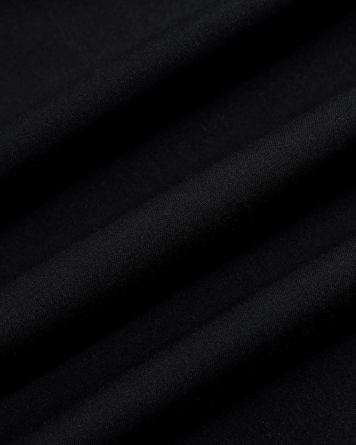 Black Solid Trouser - Luis