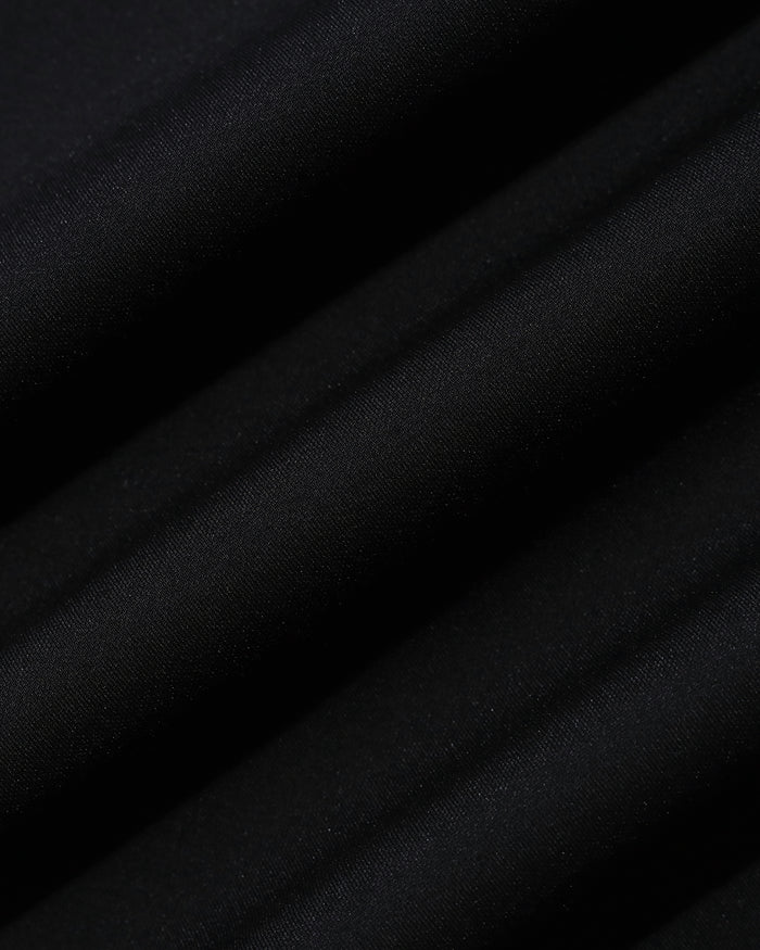 Black Solid Trouser - Oak