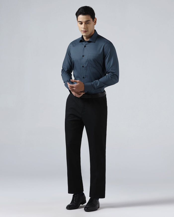 Blue Printed Shirt - Addo