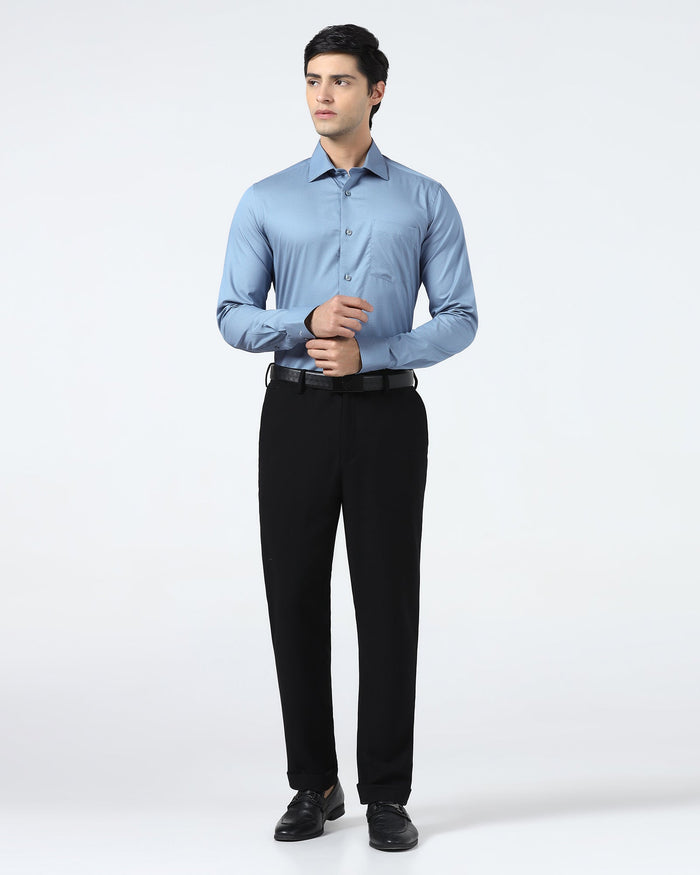 Blue Printed Shirt - Bylde