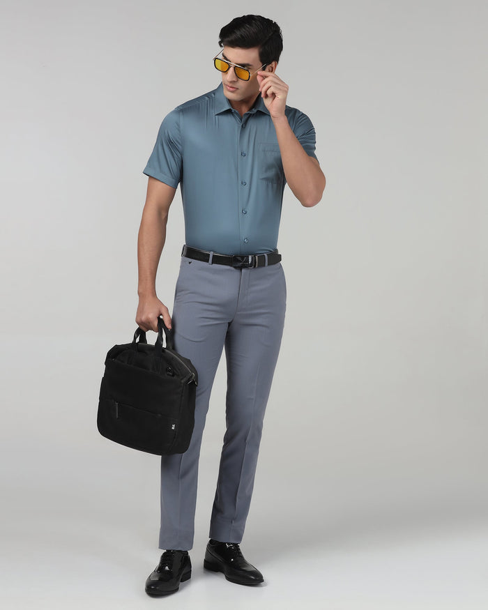 Blue Stripe Trouser - Oxford