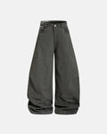 Camo Patchwork Barrel Pants | Inflation Streetwear