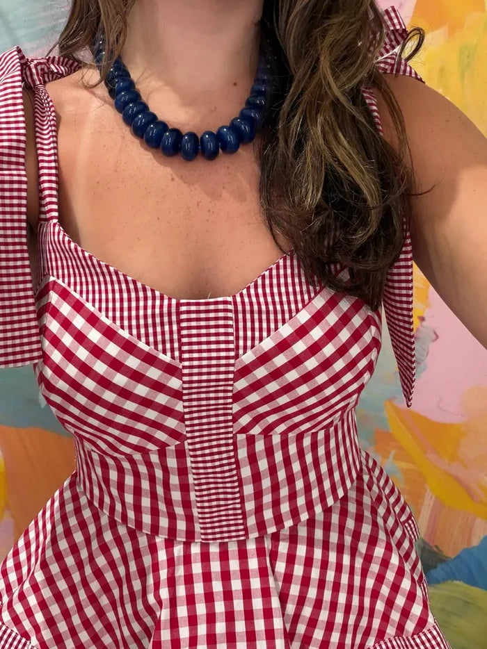 Candy Necklace in Navy