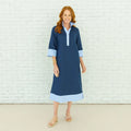 Carrie Long Dress Navy