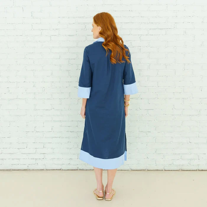 Carrie Long Dress Navy