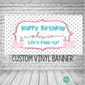 Personalized Cat Birthday Banner