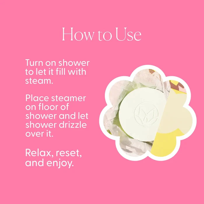 Champagne and Rose Shower Steamer