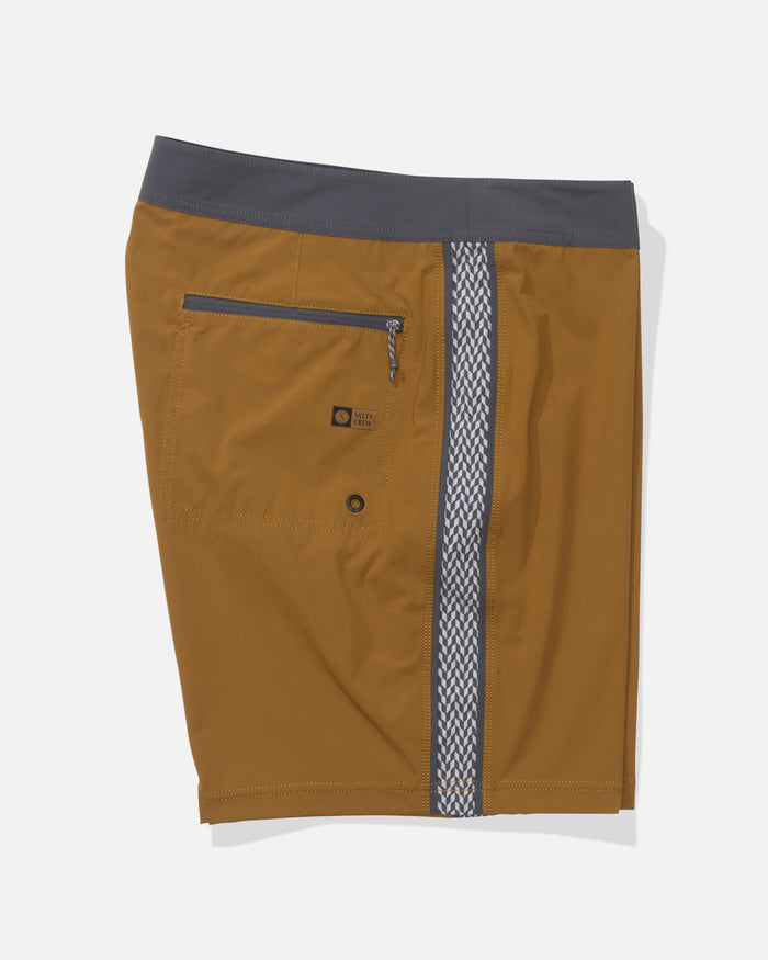 Channel Apex Boardshort - Bronze Brown