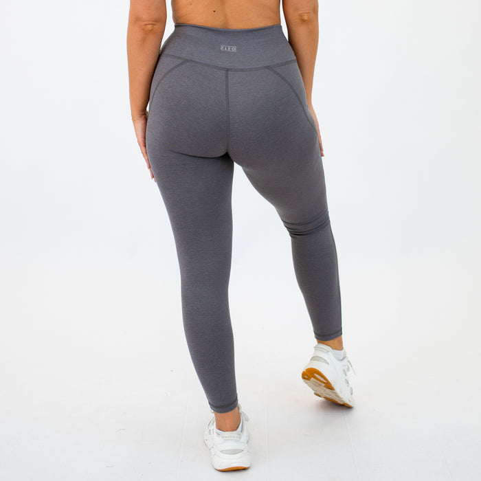 Heather Volcanic No Front Seam Legging 7/8 25" - Charge -6