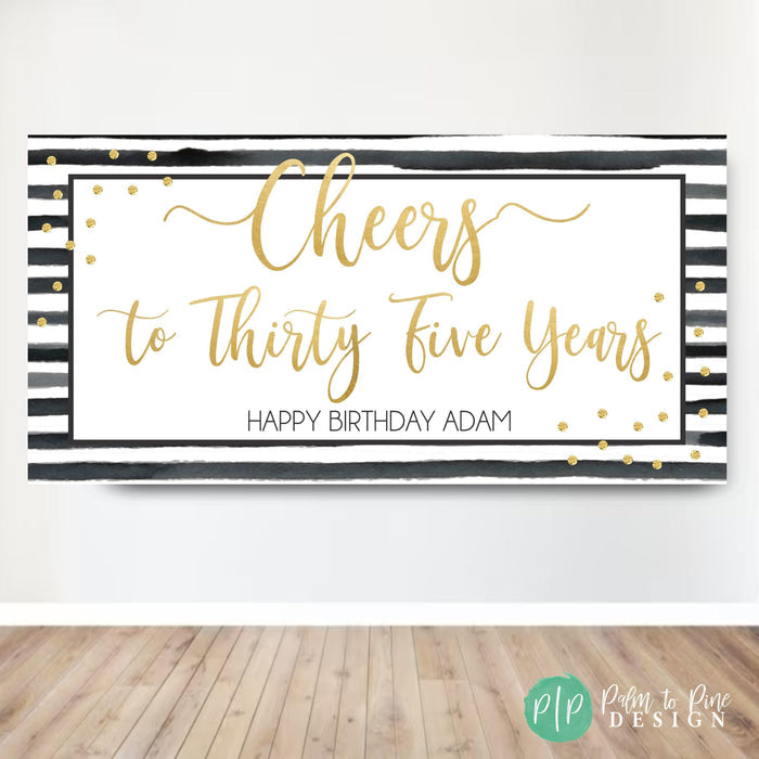 Cheers to 50 Years Banner