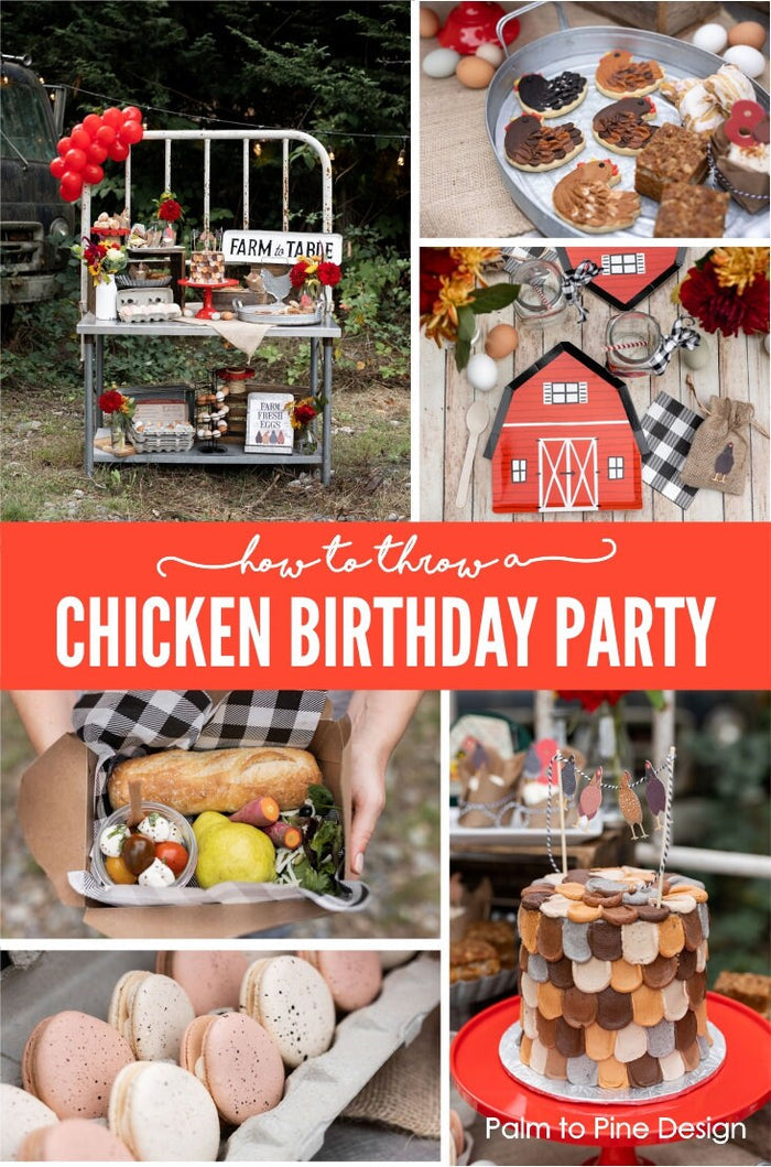 Chicken Birthday Invitation