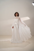 Chiffon Bridal Cape