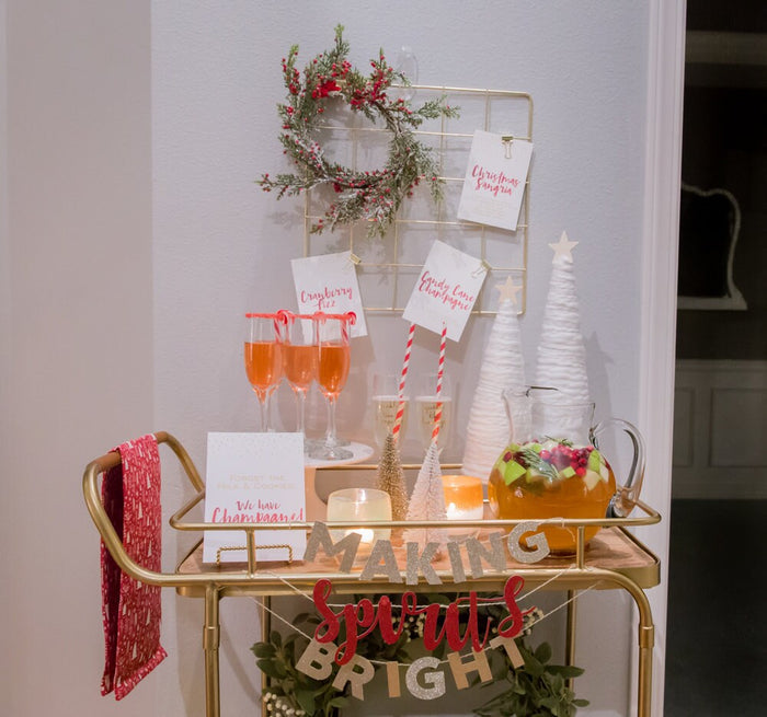 Christmas Cocktails Party Invitation