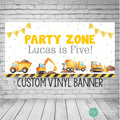 construction birthday decor