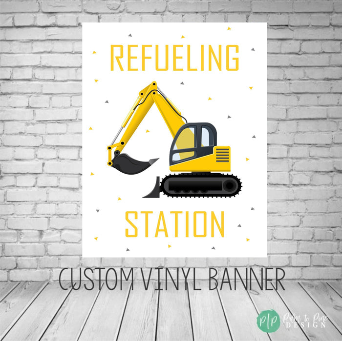Construction Birthday Party Sign