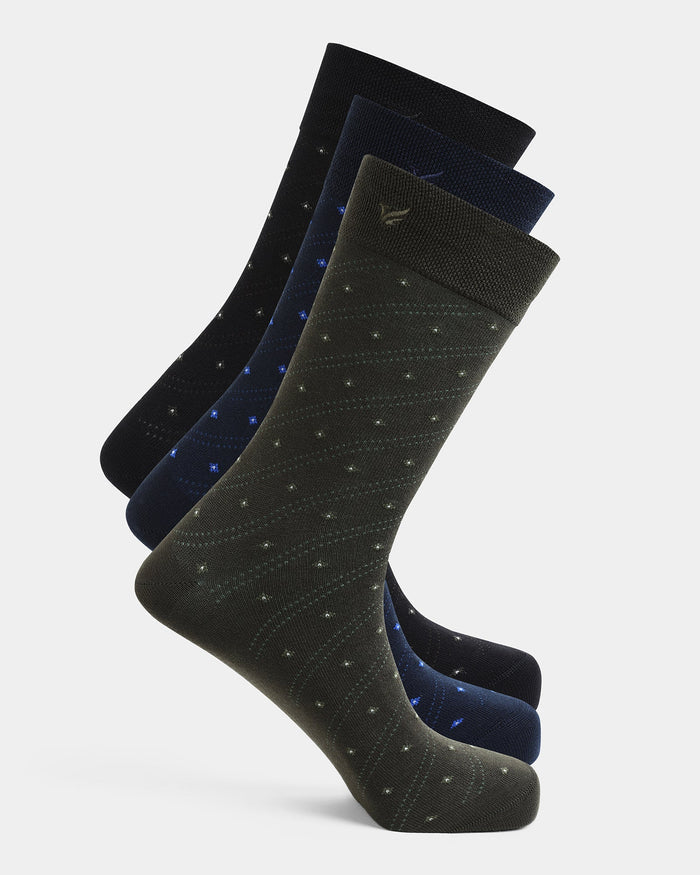 Cotton Multi Color Knitted Socks - Acer