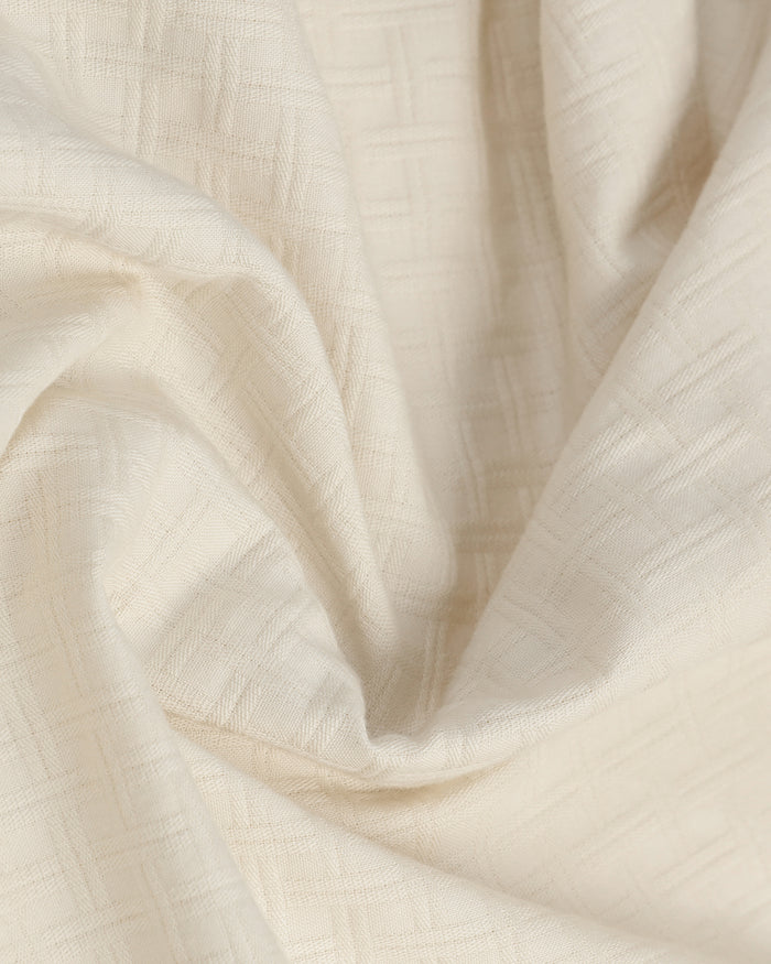 Cream Textured Shirt - Orcad