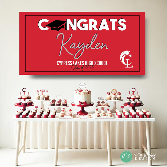 Custom Graduation Party Banner