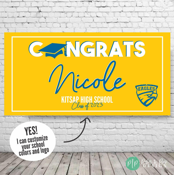 Custom Graduation Party Banner
