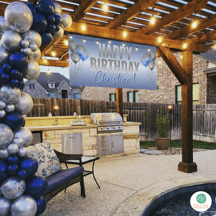 Custom Personalized Happy Birthday Vinyl Banner
