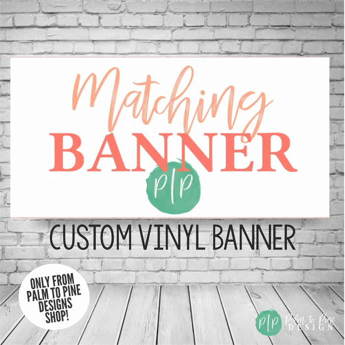 Custom Vinyl Birthday Banner, Please Read Description
