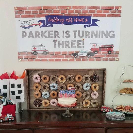 Custom Vinyl Birthday Banner, Please Read Description