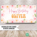 Daisy Backdrop for girls birthday