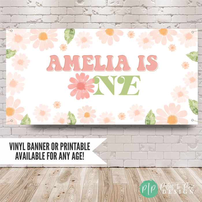Birthday Daisy Backdrop