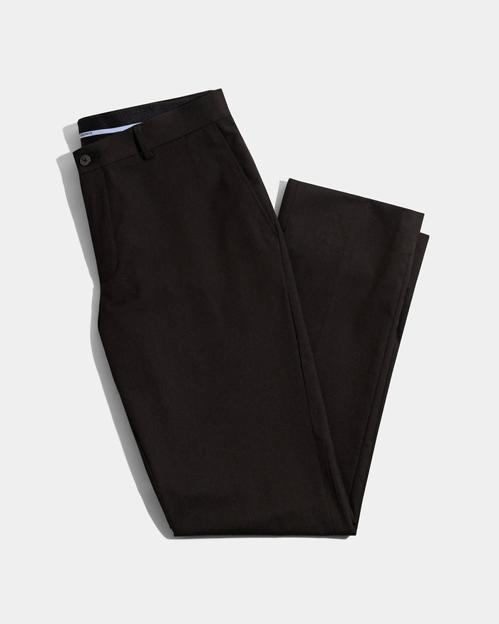 Dark Brown Solid Trouser - Marco