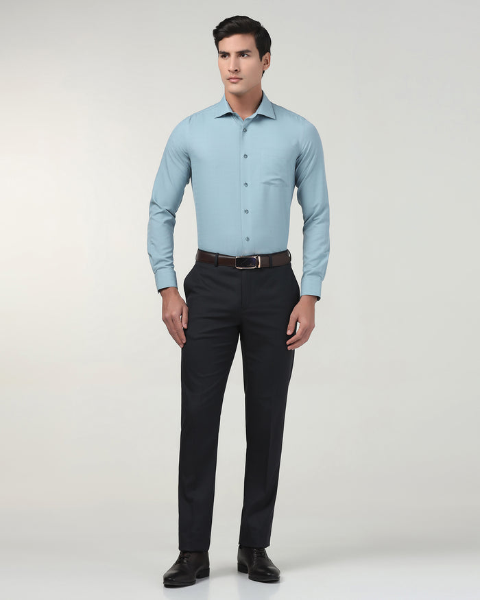 Dark Grey Textured Trouser - Kylian