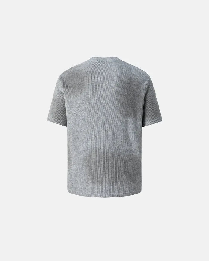 Distressed Graphic Waffle Tee | Inflation Streetwear