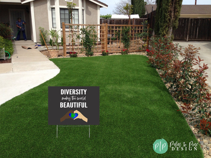 Diversity & Human Rights Yard Sign