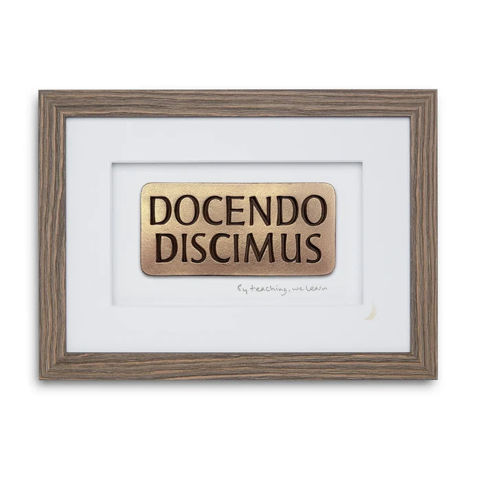 Docendo discimus – By teaching we learn