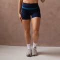 Classic Navy + Ink Blue Double Take Short 4" - No Front Seam - Higher Rise by FLEO - 1