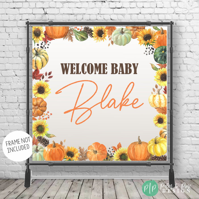 Fall Harvest Birthday Banner