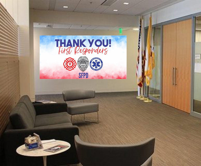 First Responders Appreciation Banner