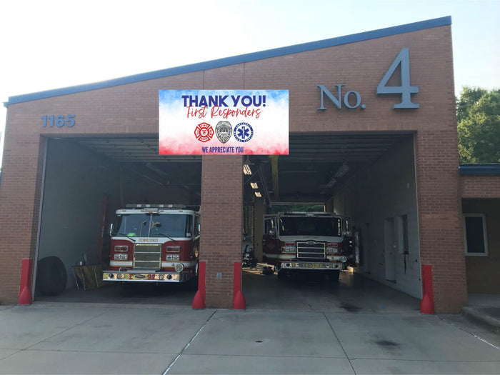 First Responders Appreciation Banner
